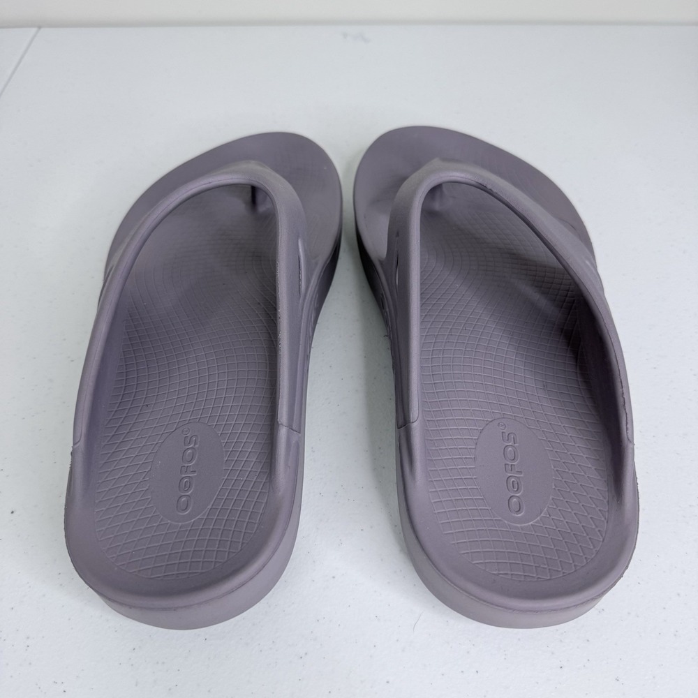 Oofos OOriginal Recovery Sandals Flip Flops Comfort Purple Unisex M10 W12 - Picture 7 of 9